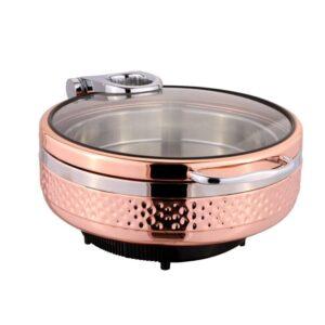ROUND OLIVIA WITH INDUCTION PLATE – ITEM CODE :- OL/2/0/6.5/IP | CAPACITY :- 6.5Ltr