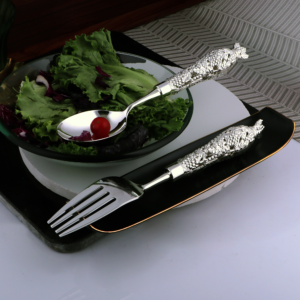 Venus Royale Etched silver spoon