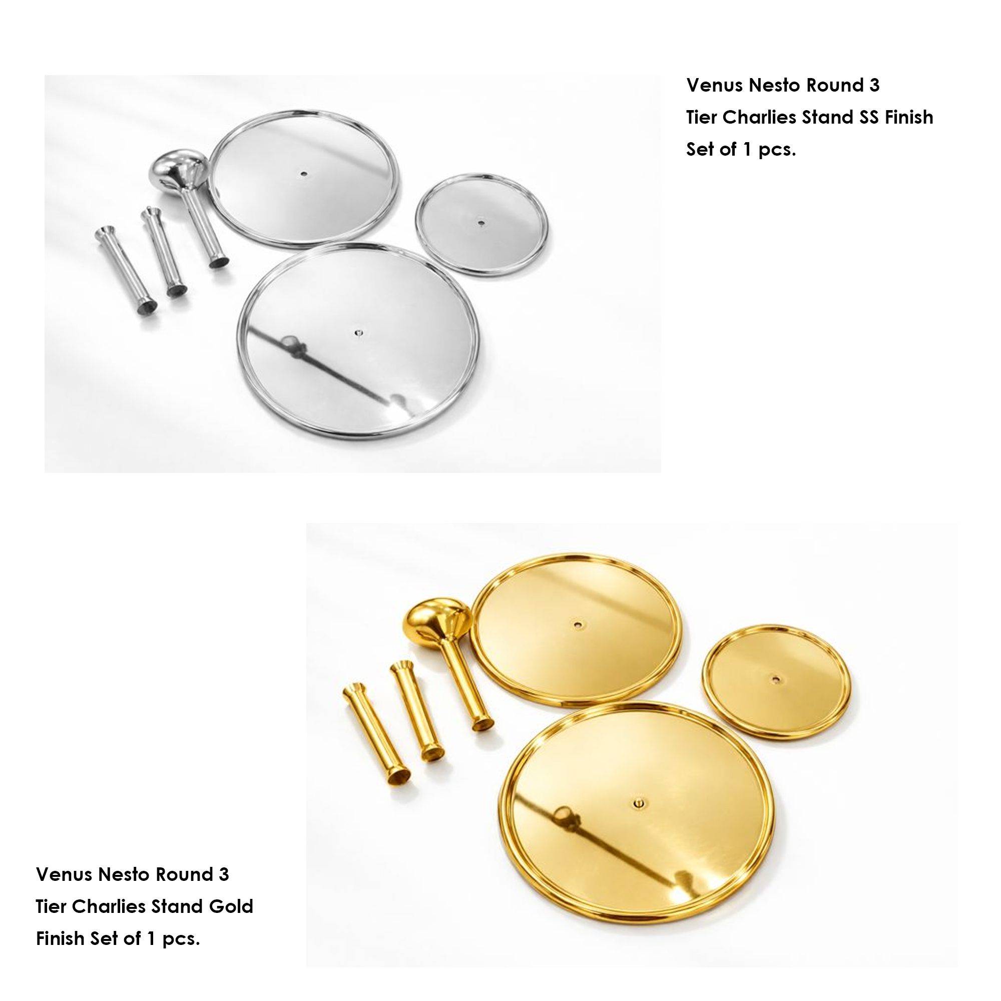 Venus Nesto Round Oval 3 Tier - Image 4